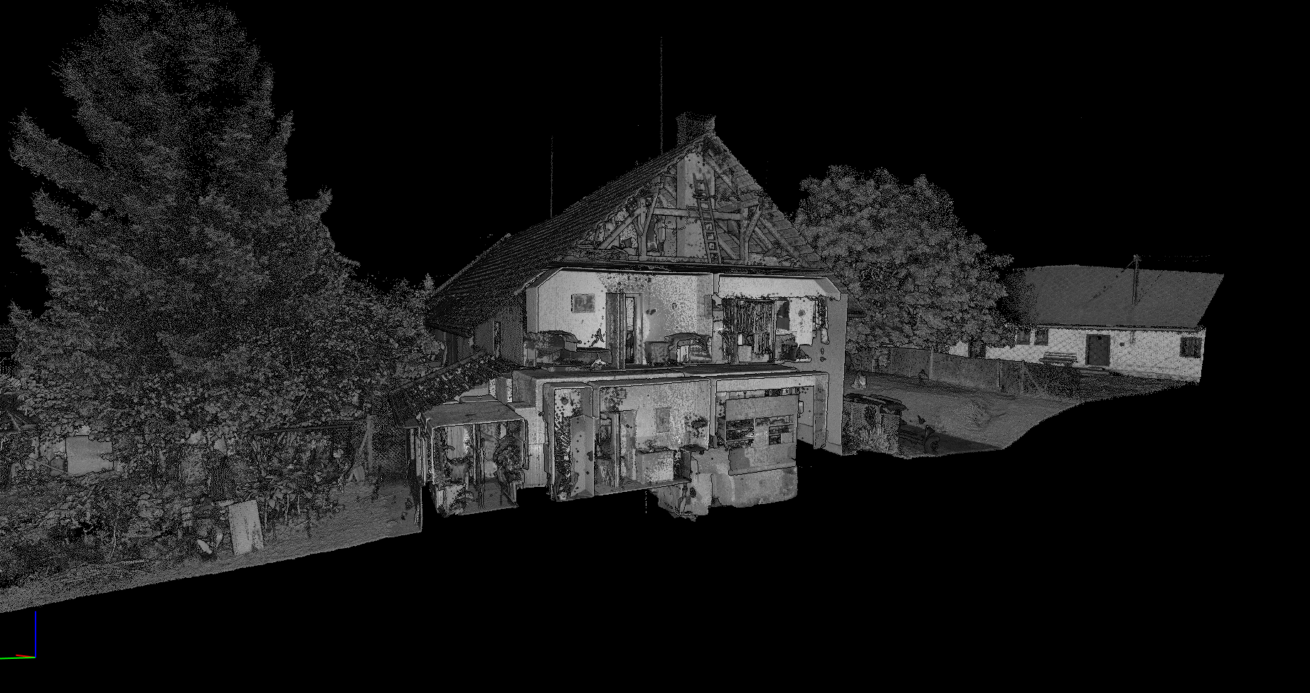 EXT rez fotka pointcloud