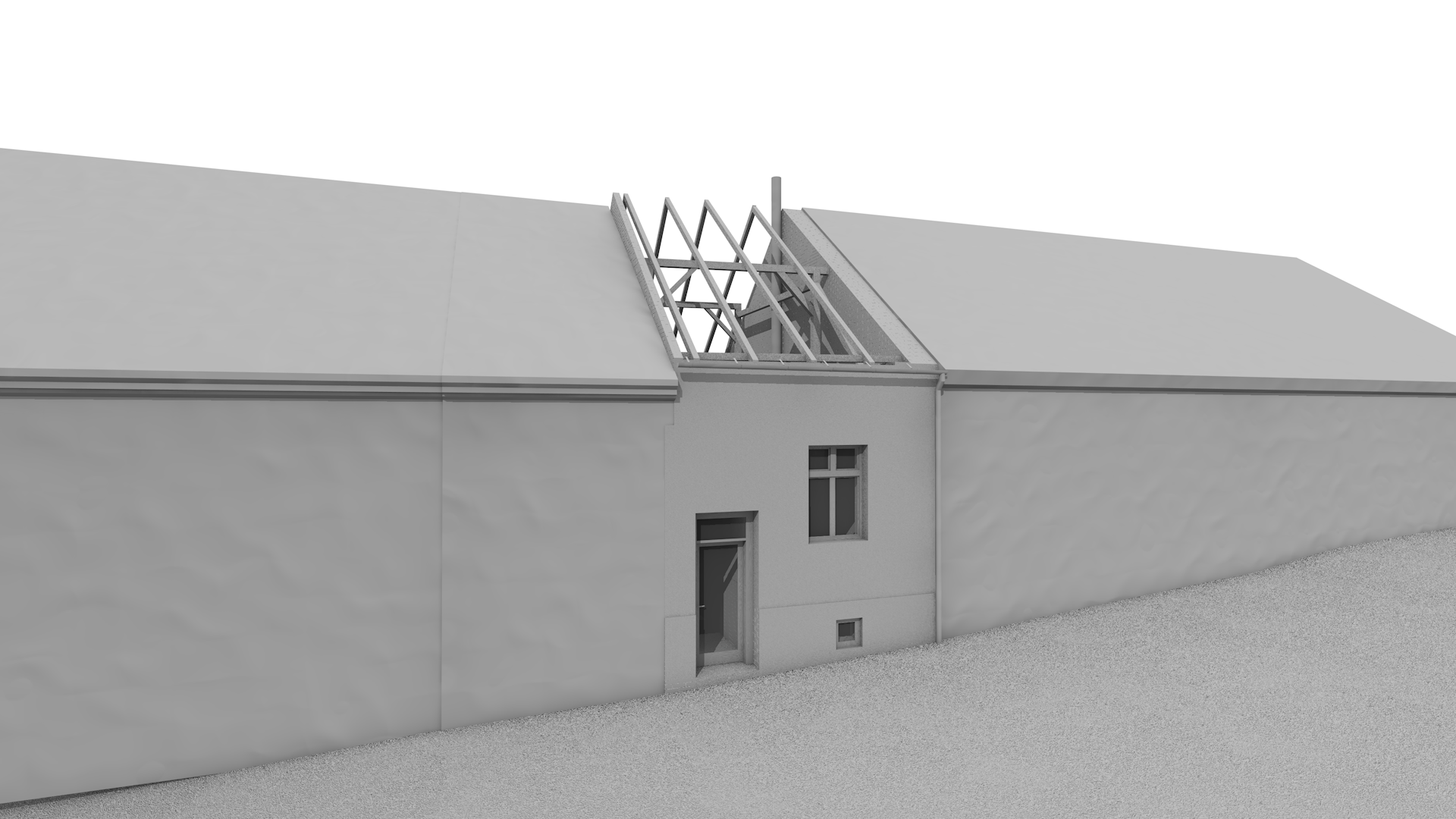 Zaměření a rekonstrukce střešního pláště